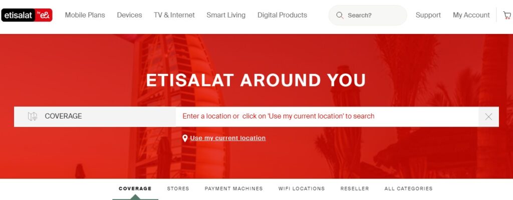 emirates id update etisalat online and by machines