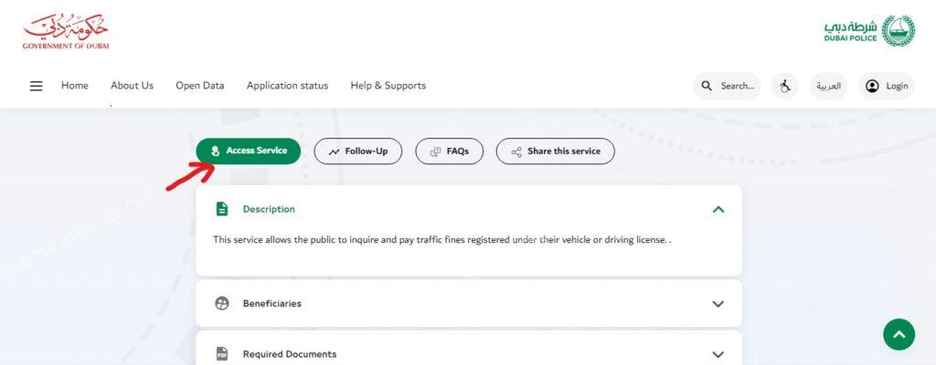 dubai trafic fine check online and discount for trafic fines