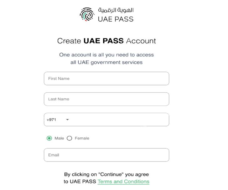 emirates id uae pass sign up online