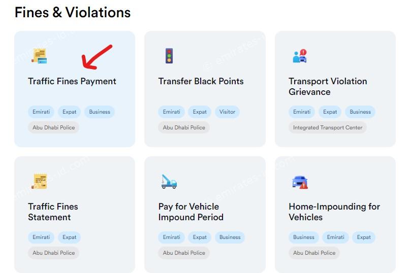 Comprehensive guide to check fines abu dhabi by emirates id