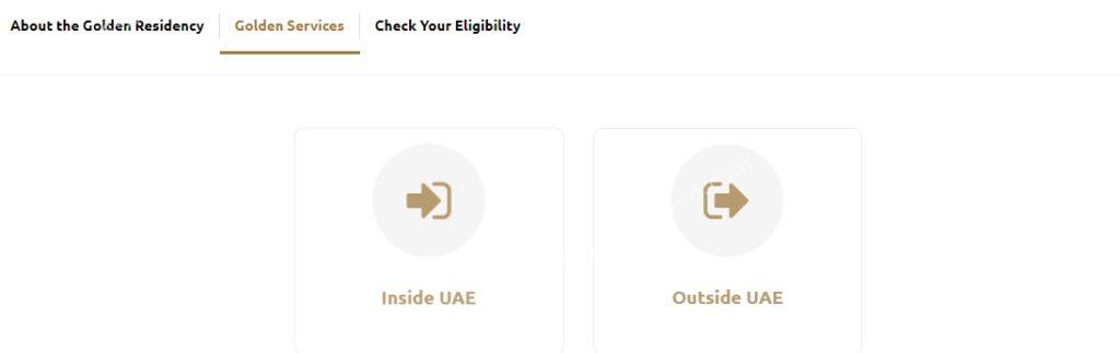 how to apply for golden visa uae online