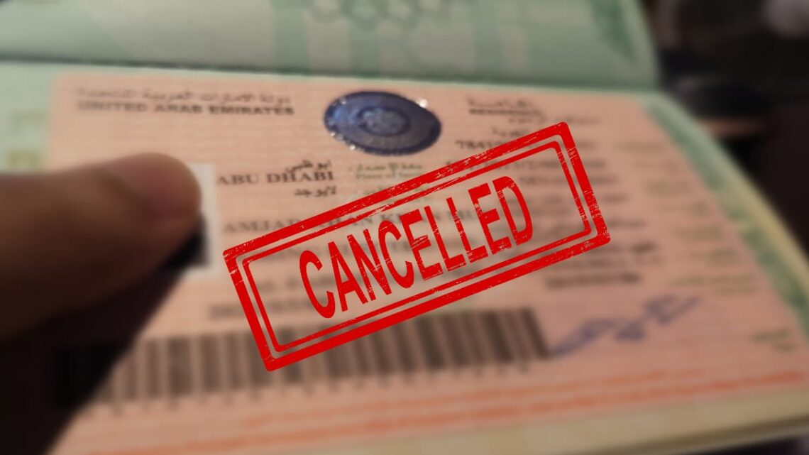 how to check uae visa cancellation status online step by step